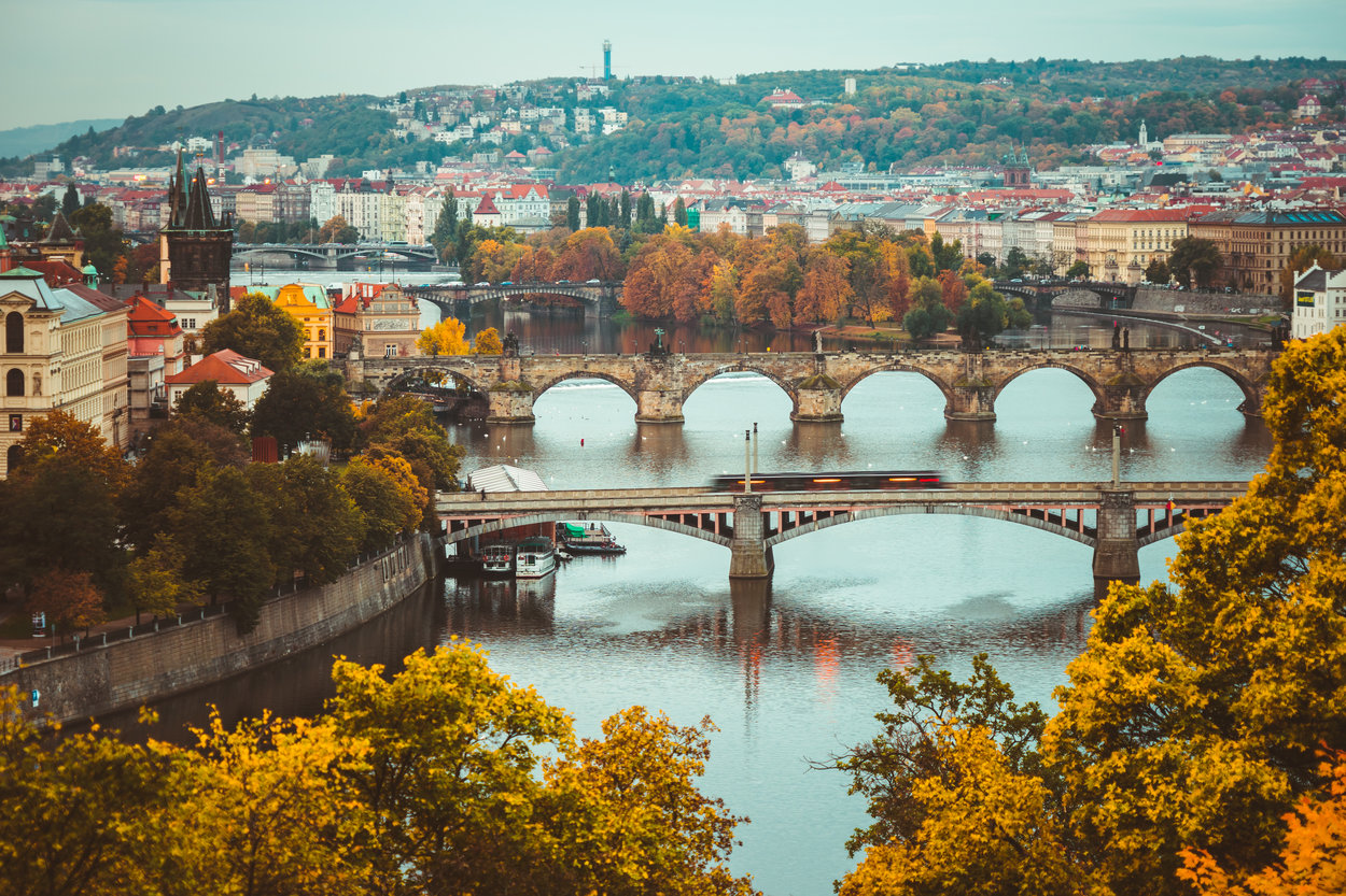overview of prague city