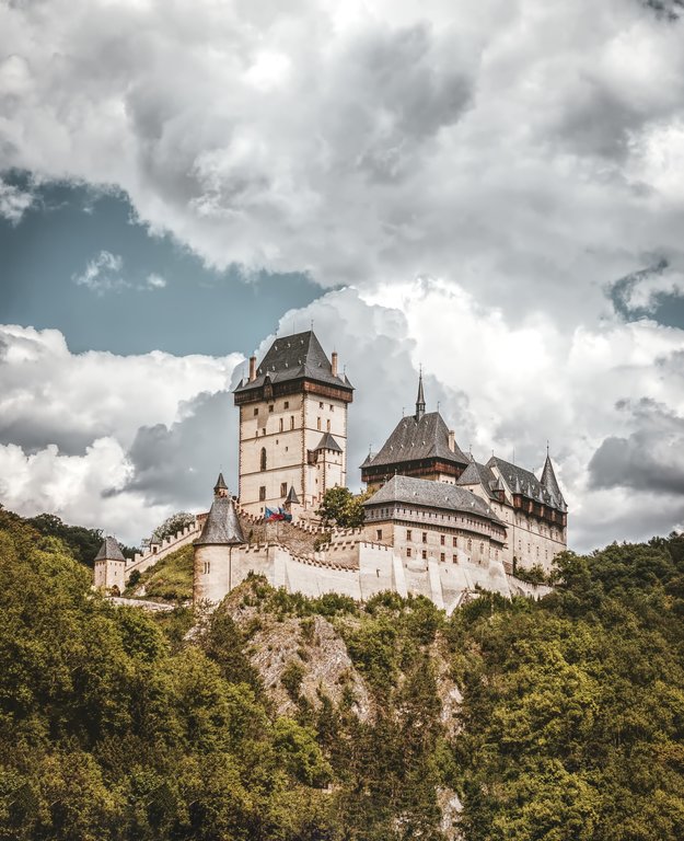 karlstejn castle in Czech Republic